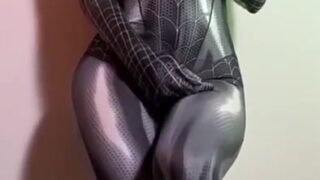 Wbery leak spider man tease pussy