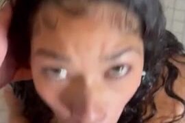 Hot4Lexi Naked Blowjob In A Shower Hot Sex tape video